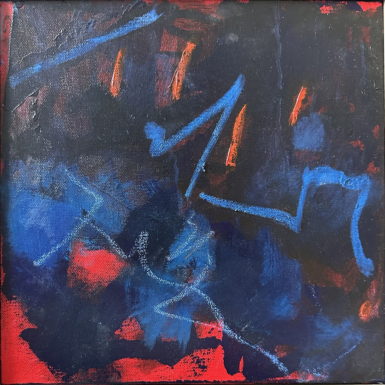 Blue Line Somehow by Diana Lucas